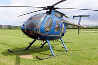 G-ERIS @ FISHBURN - Hughes 500D (369D) at Fishburn Airfield, UK in 2004. - by Malcolm Clarke
