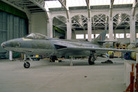 WN904 @ EGSU - Hawker Hunter F2 at the Imperial War Museum, Duxford in 1989. - by Malcolm Clarke