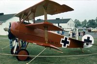 N2009S @ RDG - This replica DR-1 was present at the 1977 Reading Airshow. - by Peter Nicholson