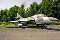 XL572 @ EGYK - Hawker Hunter T7 at the Yorkshire Air Museum, Elvington in 1998. From No 2 SoTT, Cosford, and formerly flown as G-HNTR.  - by Malcolm Clarke