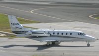 N32KM @ TNCM - N32KM taxing to holding point A - by Daniel Jef