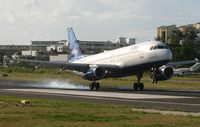 N625JB @ TNCM - Jetblue N625JB landing at tncm