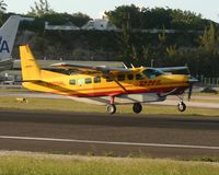 N900HL @ TNCM - DHL taking off from runway 10 to TJSJ