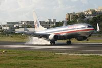 N916AN @ TNCM - American airlines N916an landing at tncm