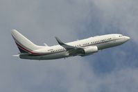 N129QS @ TNCM - The N129QS departing St Maarten and clearing the hills back to the us!!!