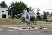 N11056 @ 0WN4 - N11056 on the ground at Olympia Heliport, WA - by jlboone
