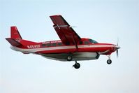 N454SF @ PABE - Grant Air Cessna 208 landing runway 18 - by Martin Prince, Jr