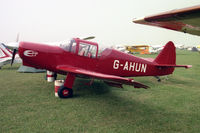 G-AHUN @ EGTC - Globe GC-1B Swift. At the 1994 PFA Rally, Cranfield Airfield. - by Malcolm Clarke