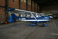 G-AWVA @ EGCB - seen @ Barton - by castle