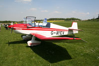 G-AYEV @ EGHP - seen @ Popham - by castle