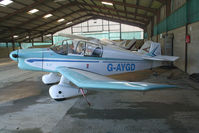 G-AYGD @ EGTW - seen @ Oaksey Park - by castle