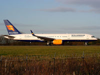 TF-FIP @ EGCC - Icelandair - by Chris Hall
