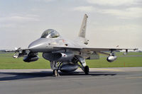 274 @ EGXW - General Dynamics F-16A Fighting Falcon at RAF Waddington's Photocall 1990 - by Malcolm Clarke