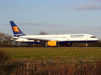 TF-FIP @ EGCC - Icelandair - by Chris Hall