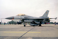 FA-66 @ EGXC - SABCA F-16A Fighting Falcon. From 31 Smaldeel, Kleine-Brogel (10 Wg) and seen at RAF Coningsby's Photocall 94. - by Malcolm Clarke
