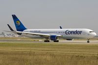 D-ABUB @ EDDF - departing via RW18W - by FBE