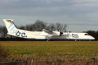 G-JECN @ EGCC - flybe - by Chris Hall