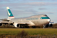 B-HKS @ EGCC - Cathay Pacific Cargo - by Chris Hall