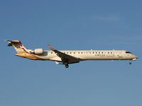 5A-LAE @ EGCC - Libyan Airlines Bombardier CL-600-2D24 CRJ-900 - by Chris Hall