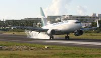 C-FJWS @ TNCM - Canjet landing at TNCM - by Daniel jef