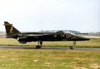 XX116 @ EGQS - Jaguar GR.1A of 226 Operational Conversion Unit  at Lossiemouth in the 1995 display season colour scheme as seen in May 1995. - by Peter Nicholson