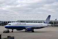 N407UA @ KORD - Airbus A320