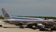 N198AA @ MDSD - American airlines at the gate being take by ground crew