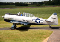 G-BGOR @ EGCV - seen @ Sleap - by castle