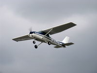 N704UT @ SZP - 1976 Cessna 150M, Continental O-200 100 Hp, takeoff climb Rwy 22 - by Doug Robertson