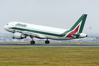 EI-DTD @ LOWL - Alitalia Airbus A320-216 touchdown in LOWL/LNZ - by Janos Palvoelgyi