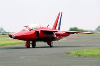 G-BVPP @ EGTC - Hawker Siddeley Gnat T1 at Cranfield Airfield in 1996. Formerly RAF XP535. Exported to the USA as N1CW,  written off August 29 1990. - by Malcolm Clarke