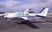 N5855T @ CCR - Visitor from Montana - by Bill Larkins