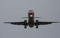 N925AE @ KORD - American Eagle EMB-145LR, EGF3919 arriving from KLIT on 27R. - by Mark Kalfas