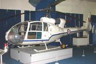 XW855 - Westland Gazelle HT3 exhibited in the RAF Museum Hendon , UK - by Terry Fletcher