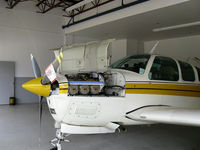 N7848R @ SZP - 1968 Beech V35A BONANZA, Continental IO-550 300 Hp upgrade, uncowled engine - by Doug Robertson