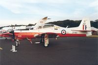 ZF160 @ EGQL - Tucano T.1 of 7 Flying Training School at RAF Church Fenton on display at the 1991 Leuchars Airshow. - by Peter Nicholson