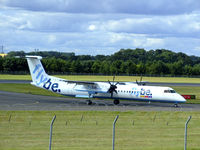 G-FLBB @ EGPH - one of Flybe's new Dash8Q-402 arrives at EDI - by Mike stanners