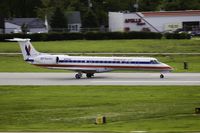 N618AE @ KPIA - American Eagle (N618AE) departure roll - by Thomas D Dittmer