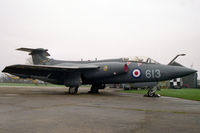 XN964 @ WINTHORPE - Blackburn Buccaneer S1 at Newark Air Museum, Winthorpe, UK in 1992. - by Malcolm Clarke