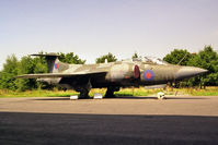 XN974 @ EGYK - Hawker Siddeley Buccaneer S2. Formerly operated by the MOD(PE) BAe Warton and now at the Yorkshire Air Museum, Elvington, UK. Seen here in 1998. - by Malcolm Clarke