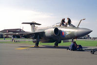 XV867 @ EGUA - Hawker Siddeley Buccaneer S2B. From RAF No 208 Sqn, Lossiemouth and seen at the USAF Open Day, RAF Upper Heyford in 1992. - by Malcolm Clarke