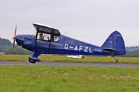 G-AFZL @ EGBP - Porterfield CP-50 Collegiate [581]  Kemble~G 20/08/2006. Seen departing from PFA Flying for Fun Kemble 2006. - by Ray Barber