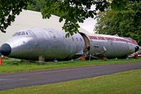 G-ANCF @ EGBP - Seen stored here prior to being moved to the Marriott Hotel, Liverpool Speke Airport wich is now closed where it is to be preserved and displayed. - by Ray Barber