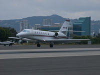 N357QS @ KSMO - N357QS arriving on RWY 21 - by Torsten Hoff