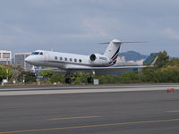 N486QS @ KSMO - N486QS arriving on RWY 03 - by Torsten Hoff