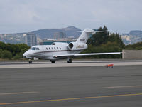 N922QS @ KSMO - N922QS departing from RWY 21 - by Torsten Hoff