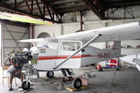HA-SVO @ LHEM - Esztergom Airfield-hangar,correction during mending. - by Attila Groszvald-Groszi