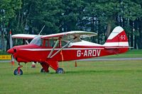 G-ARDV @ EGBP - Piper PA-22-160 Tri Pacer [22-7487] Kemble~G 20/08/2006. Seen at PFA Flying for Fun Kemble 2006 - by Ray Barber