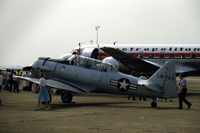 LN-TEX @ EHAM - A Harvard at Schiphol-Oost to celebrate 50 years Dakota.