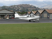 N599DS @ SZP - 1967 Beech E33A BONANZA, Continental IO-520-B 285 Hp, takeoff roll Rwy 04 - by Doug Robertson